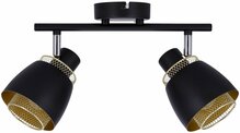 Laelamp Candellux Lighting Aleksandria, 80 W, E14, must, 41.5 x 10 cm