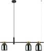 Ripplamp Italux Servio PND-66892-3-BK-SG, E14, must