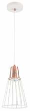 Rippvalgusti GTV Kaliope 8235, 1xE27, 40W, IP20, diameeter 18 cm, valge/hõbe