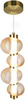 Rippvalgusti Milagro Bolla Gold, LED, 17W, 230V, 3000K, 16 cm, kuldne/suitsuklaas