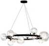 Rippvalgusti Toolight APP906-15CP, G9, 15x40W, must, klaaskuulidega