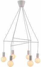 Rippvalgusti Candellux Alto, 36-70920, 6xE27, 6x6W, valge matt