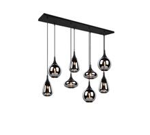 Rippvalgusti Trio Lumina, 8xE14, max 40W, must, 115 x 20 x 150 cm