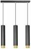 Rippvalgusti Emibig Kibo 3, GU10, 3 x 8 W, must/kuldne