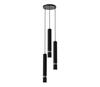 Ripplamp Milagro Joker, 3xGU10, 8W, 230V, must/läikiv kroom