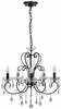Rippvalgusti Candellux Aurora 35-73730, 5xE14, 5x40W, must