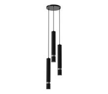 Ripplamp Milagro Joker, 3xGU10, 8W, 230V, must/läikiv kroom
