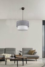 Rippvalgusti Opviq Coral, E27, hall/valge