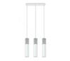 Rippvalgusti Sollux Borgio 3, 3xGU10, 40W, betoon/metall, valge