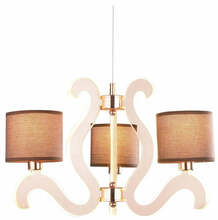 Rippvalgusti Candellux Ambrosia, 33-33888, 3xE14, 40W, LED 18,4W, vask