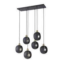 Ripplamp Orno Jala 6P, E27, max. 15W, must