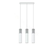 Rippvalgusti Sollux Borgio 3, 3xGU10, 40W, betoon/metall, valge