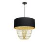 Rippvalgusti Milagro Almeria, 1xE27, 60W, must/kuldne