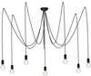 Rippvalgusti Nowodvorski Spider 6785, E27, 7x60W, must
