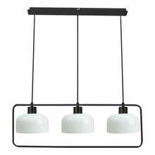 Rippvalgusti Candellux Lighting Zodiac, 33-26828, 3x40W, E27, must/valge