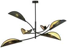 Rippvalgusti Emibig Lotus 6, 6xE14, 10W, must/kuld