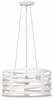 Rippvalgusti GTV Marisa, 40 cm, 40 W, E27, valge