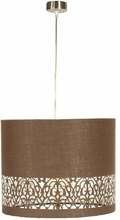 Rippvalgusti Candellux Arabesca, 1xE27, 60W, pruun