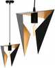 Rippvalgusti Toolight APP253-1CP, geomeetriline, must