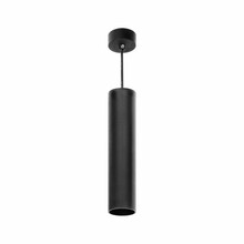 Rippvalgusti Orno Barbra PLR GU10, max 35W, IP20, ümmargune, must, alumiinium