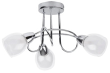 Rippvalgusti Rabalux Dave, 6081, E14, 3 x 40W, 230V, kroom, 230 x 410 mm