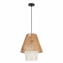 Rippvalgusti Candellux Lighting Africa 31-26880, 1xE27, 40W, 40 cm, pruun/kreem