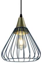 Rippvalgusti GTV Tess 2578, E27, 1x40W, 24 cm, sinine