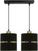Rippvalgusti Candellux Assam, 120 W, E27, must/kuldne