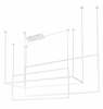 Rippvalgusti Maxlight Geometric P0272, valge