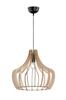 Rippvalgusti Trio Wood, 150 cm, helepruun, puit/metall