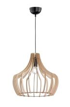 Rippvalgusti Trio Wood, 150 cm, helepruun, puit/metall