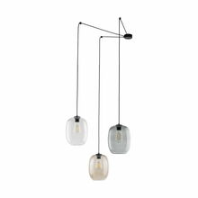 Rippvalgusti TK Lighting Elio 5972, 3xE27, 15W, mitmevärviline/must
