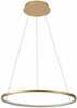 Rippvalgusti Italux Vinola PND-56135B-040RPC-GD-3KS4K, 24W, 3000/4000K, kuldne