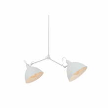 Rippvalgusti Customform Coben Two Head, 104x104 cm, valge