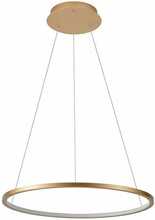 Rippvalgusti Italux Vinola PND-56135B-040RPC-GD-3KS4K, 24W, 3000/4000K, kuldne