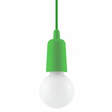 Rippvalgusti Sollux Diego 1, 1xE27, 60W, roheline