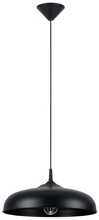 Ripplamp Sollux GINA SL.1330, 1xE27, 15W, 230V, diameeter 38 cm, must