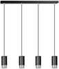 Rippvalgusti Emibig Fumiko 4, GU10, Black Chrome