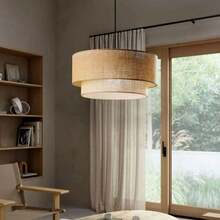 Rippvalgusti Opviq Natura 241754, 1xE27, 40W, 230V, pruun