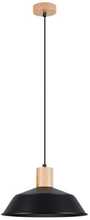 Rippvalgusti Sollux Fano SL.1322, 1xE27, 15W, 230V, diameeter 34 cm, must