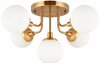 Rippvalgusti G.LUX GT-390-5-AB BALL, 5 x E27, messing