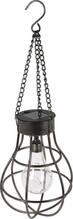 Riputatav õuevalgusti Home & Styling Garden, päikesepatareiga, pruun, 18.5 cm x 27 - 50 cm