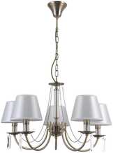 Rippvalgusti Italux Solana PND-28366-5, E14, antiikpronks