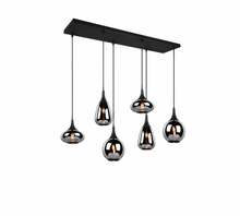 Rippvalgusti Trio Lumina 317000632, 6 x E14, max 240 W, must, 93,8 x 24,5 x h150 cm