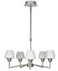 Rippvalgusti Candellux Togo, 35-10646, 5xG9, 40W, matt kroom/valge