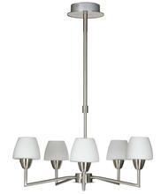 Rippvalgusti Candellux Togo, 35-10646, 5xG9, 40W, matt kroom/valge