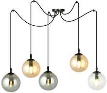 Rippvalgusti Emibig Gigi 5, E14, Black/Mix