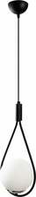 Rippvalgusti Opviq Mudoni, MR-937, 40 W, E27, must/valge