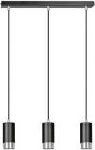Rippvalgusti Emibig Fumiko 3, GU10, Black Chrome