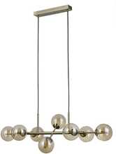 Ripplamp Italux Erimida, G9, antiikpronks